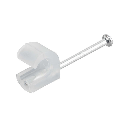 Unicrimp 5 - 7mm Round Clips Clear (Pack of 100)