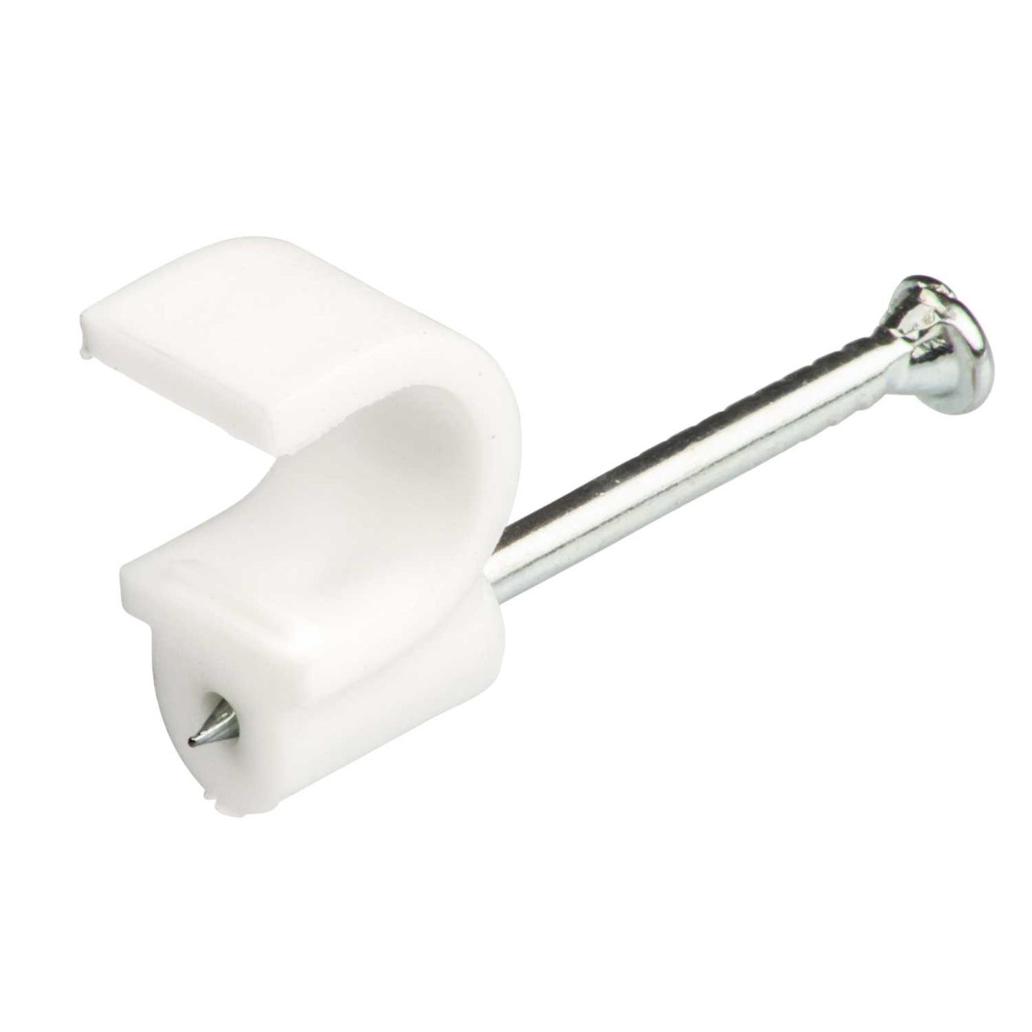 Unicrimp 5 - 7mm Round Clips White (Pack of 100)