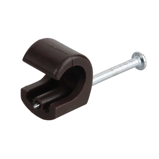 Unicrimp 7 - 10mm Round Clips Brown (Pack of 100)