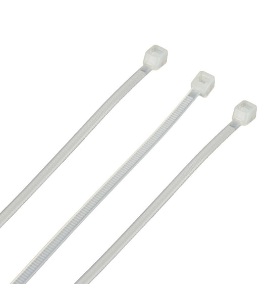 Unicrimp 120mm x 2.5mm Cable Ties Natural (Pack of 100)