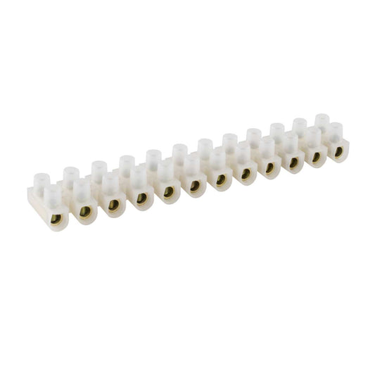 30A 12 Way Strip Connector Natural (Sold in 1's)
