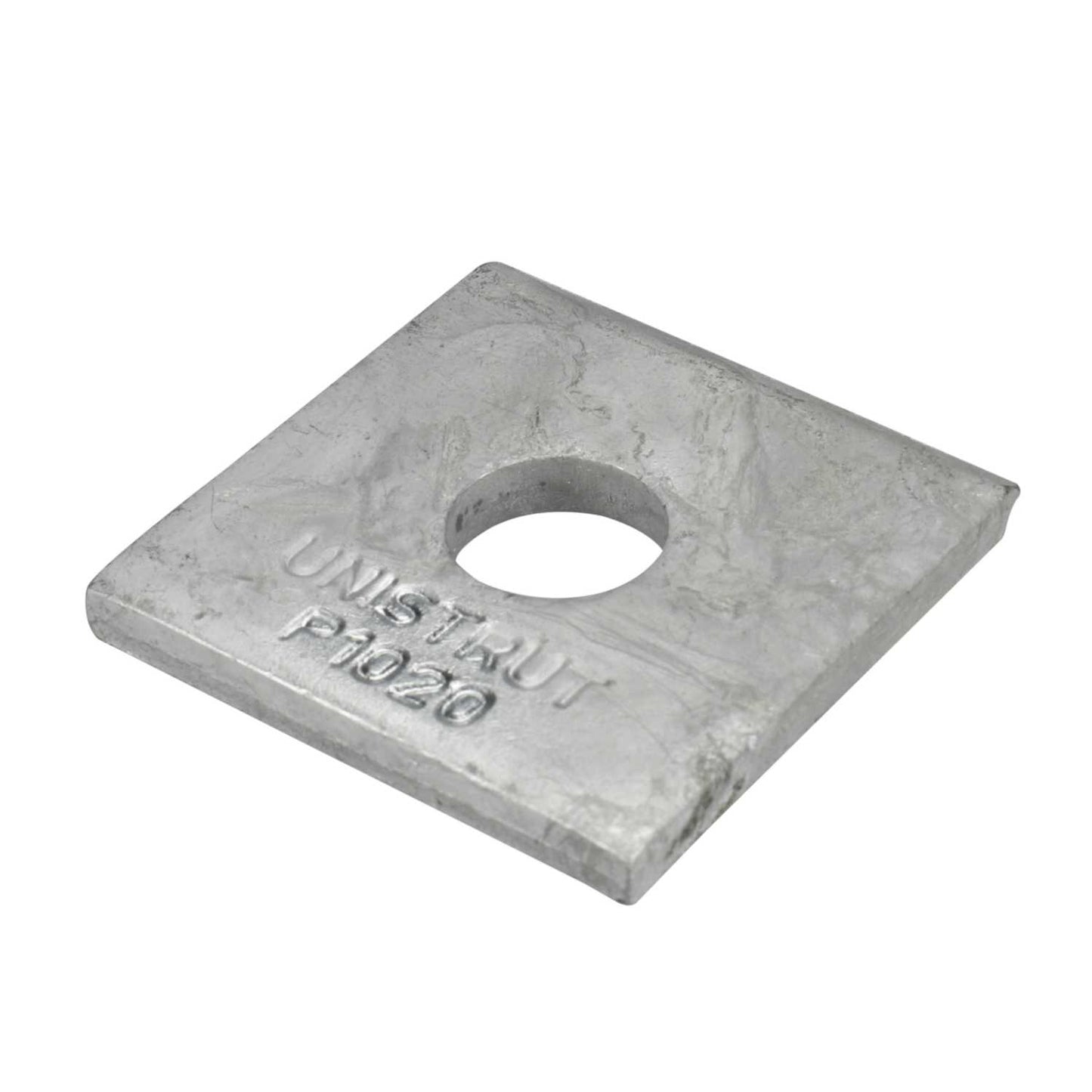 1 x M10 / M12 Hole Flat Square Plate for Strut (Sold in 1's)