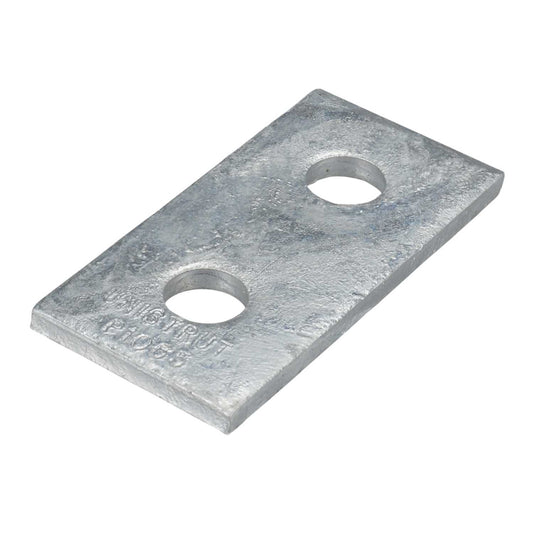 2 Hole Flat Square Plate for Strut (Sold in 1's)