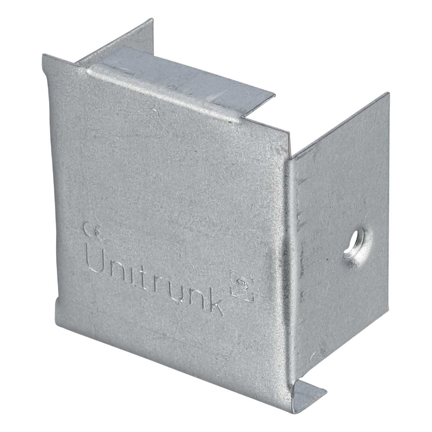 IP4X 50mm x 50mm Stop End for Galvanised Steel Cable Trunking (Sold in 1's)