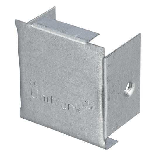 IP4X 50mm x 50mm Stop End for Galvanised Steel Cable Trunking (Sold in 1's)