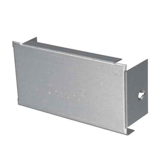 IP4X 100mm x 50mm Stop End for Galvanised Steel Cable Trunking (Sold in 1's)