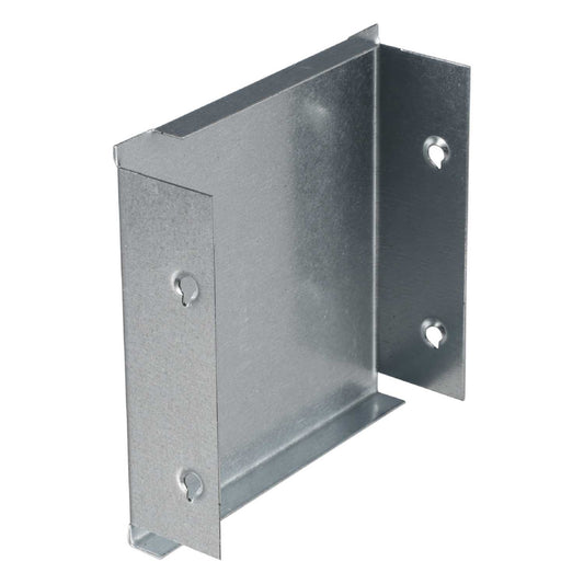IP4X 100mm x 100mm Stop End for Galvanised Steel Cable Trunking (Sold in 1's)