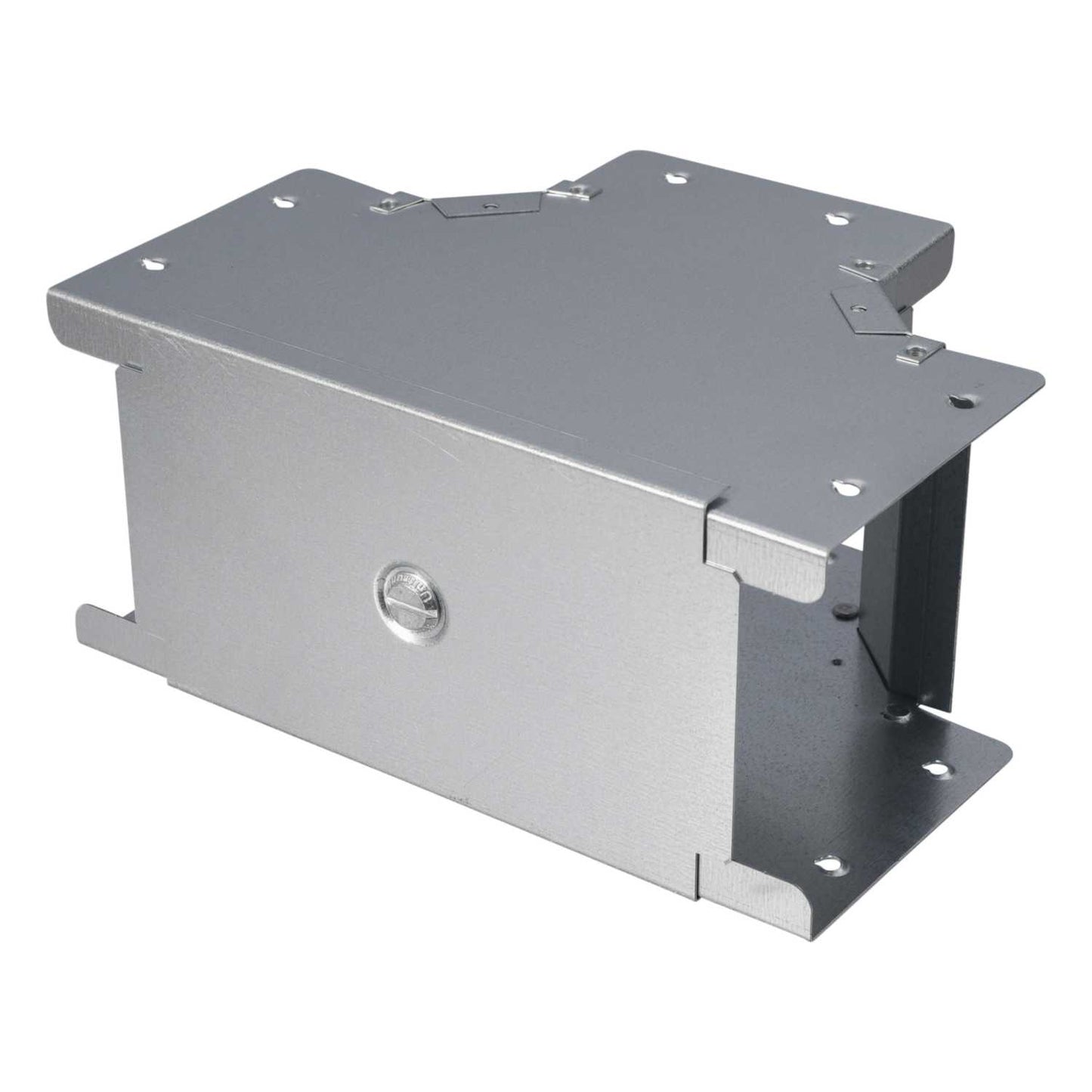 IP4X 100mm x 100mm Gusset Tee Outside Lid For Steel Trunking (Sold in 1's)