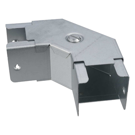 IP4X 50mm x 50mm 90° Gusset Top Lid Bend for Trunking (Sold in 1's)