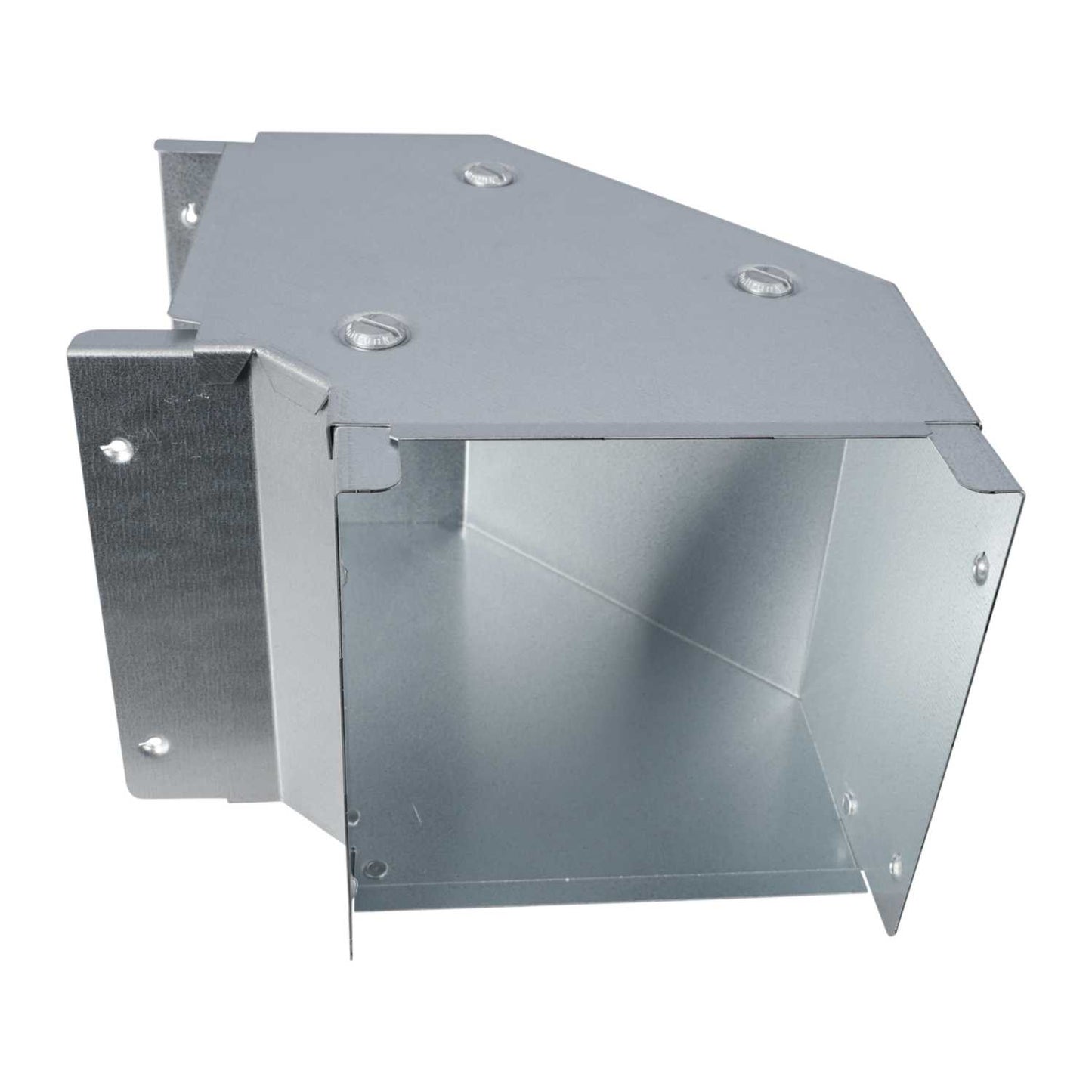 IP4X 150mm x 150mm 90° Gusset Top Lid Bend for Trunking (Sold in 1's)