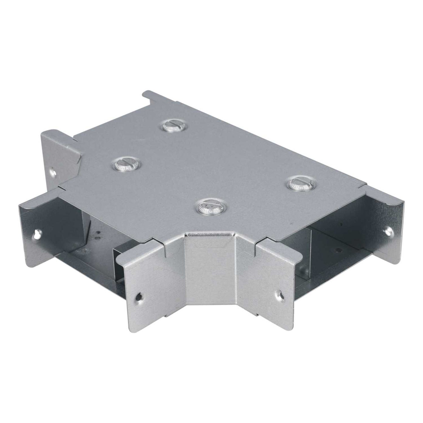 IP4X 100mm x 50mm Top Lid Tee For 2 Compartment Trunking (Sold in 1's)