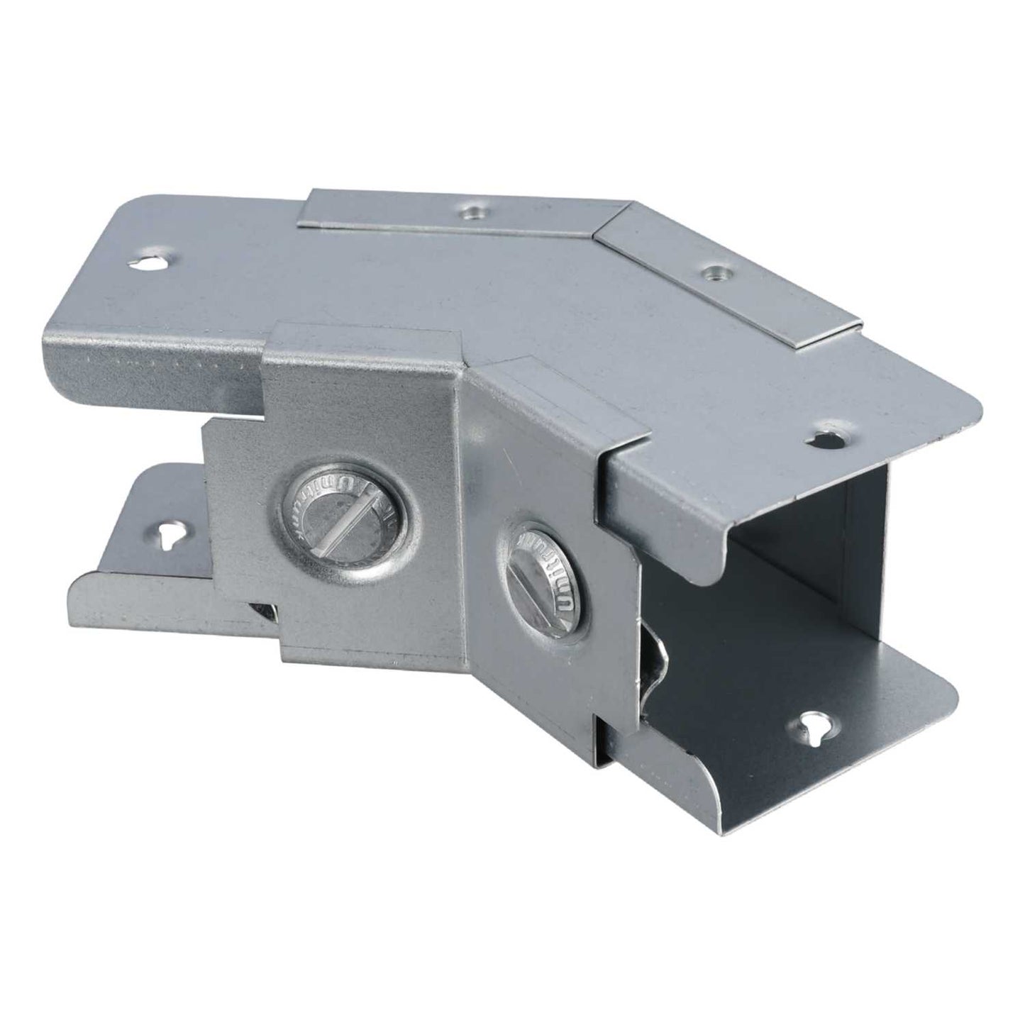 IP4X 50mm x 50mm 45° Inside Lid Bend for Galvanised Steel Trunking (Sold in 1's)