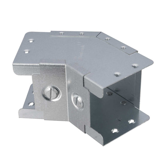 IP4X 75mm x 75mm 45° Inside Lid Bend for Galvanised Steel Trunking (Sold in 1's)