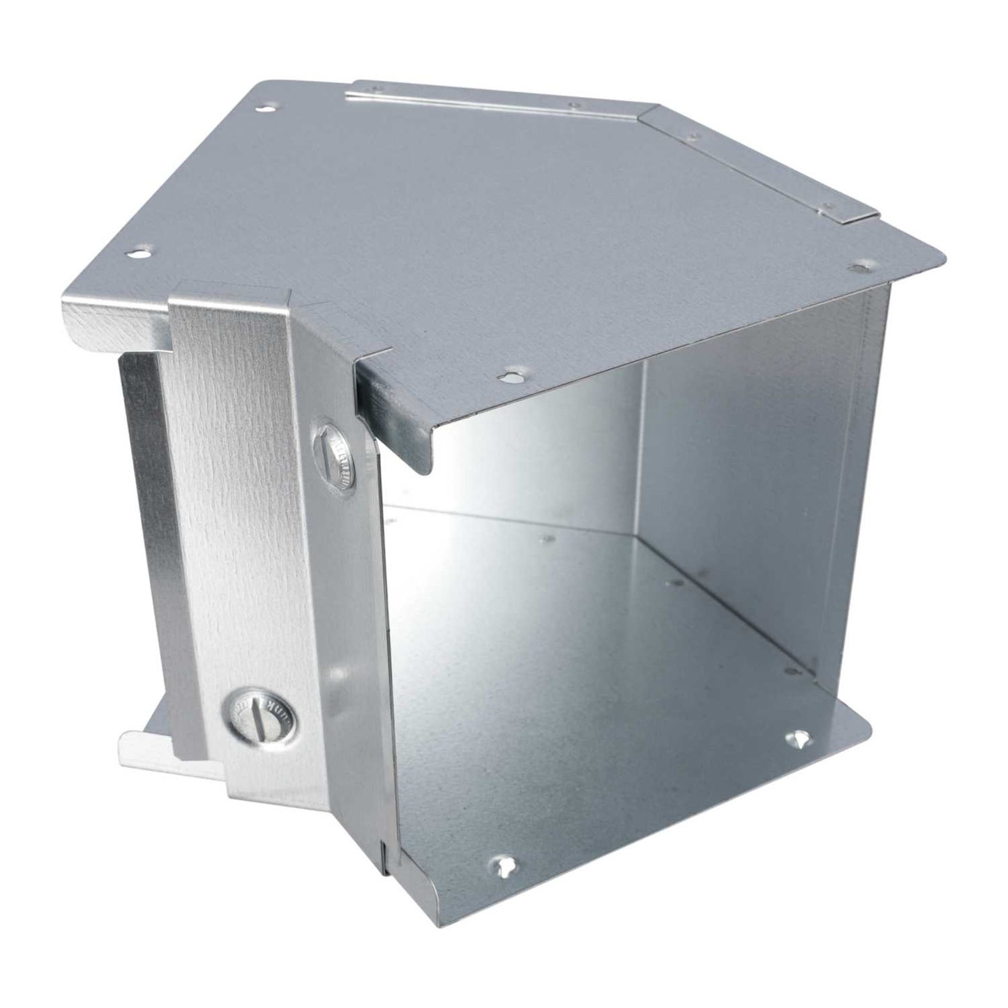 150mm x 150mm 45° Inside Lid Bend for Galvanised Steel Trunking (Sold in 1's)