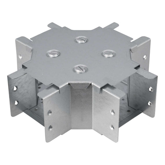 75mm x 75mm Intersection Box for Galvanised Steel Cable Trunking (Sold in 1's)