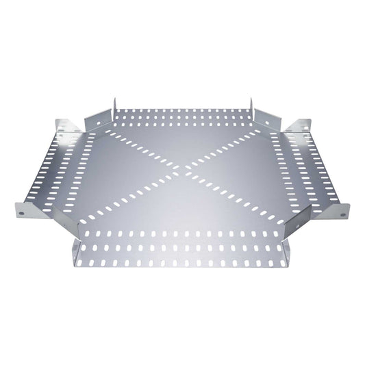 450mm Heavy Duty Flat 4 Way Equal Intersection for Cable Tray (Sold in 1's)