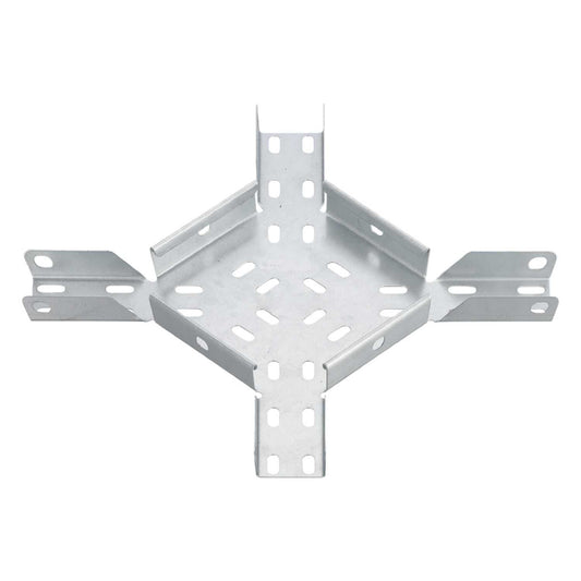 50mm Medium Duty Flat 4 Way Equal Intersection for Cable Tray (Sold in 1's)