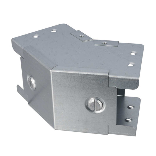 75mm x 75mm 45° Outside Lid Bend for Galvanised Steel Trunking (Sold in 1's)