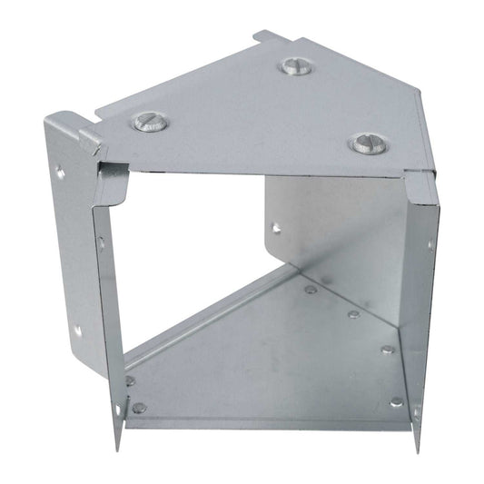 150mm x 150mm 45° Top Lid Bend for Galvanised Steel Cable Trunking (Sold in 1's)