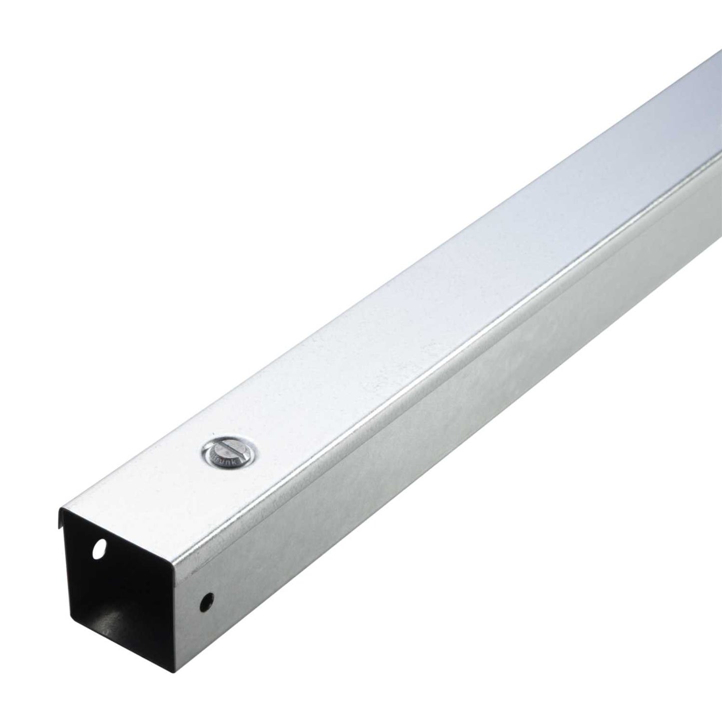 Unitrunk IP4X 50mm x 50mm Galvanised Steel Trunking (3m Length)