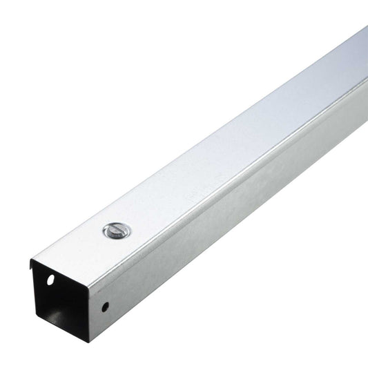 Unitrunk IP4X 50mm x 50mm Galvanised Steel Trunking (3m Length)