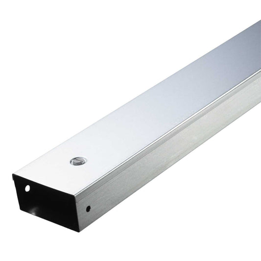Unitrunk IP4X 100mm x 50mm Galvanised Steel Trunking (3m Length)