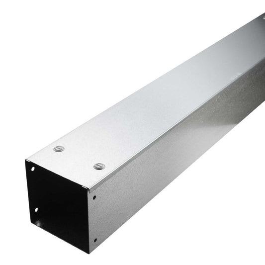 Unitrunk IP4X 150mm x 150mm Galvanised Steel Trunking (3m Length)