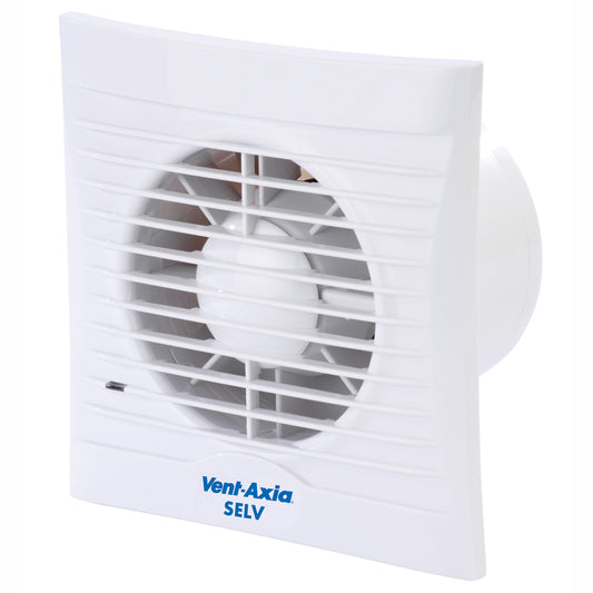 Vent Axia SVXH12 100mm 4" Selv Bathroom Fan with Humidistat