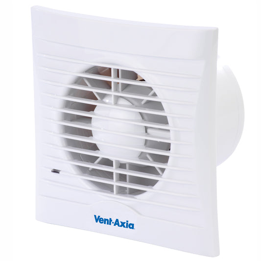 Vent Axia Silhouette 100T 100mm 4" Bathroom Fan with Timer