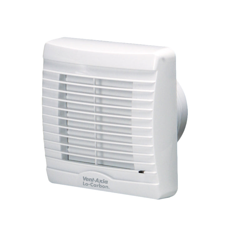 Vent Axia VA100 Selv Lhtp 100mm 4" Bathroom Fan with Humidistat, Pullcord and Timer