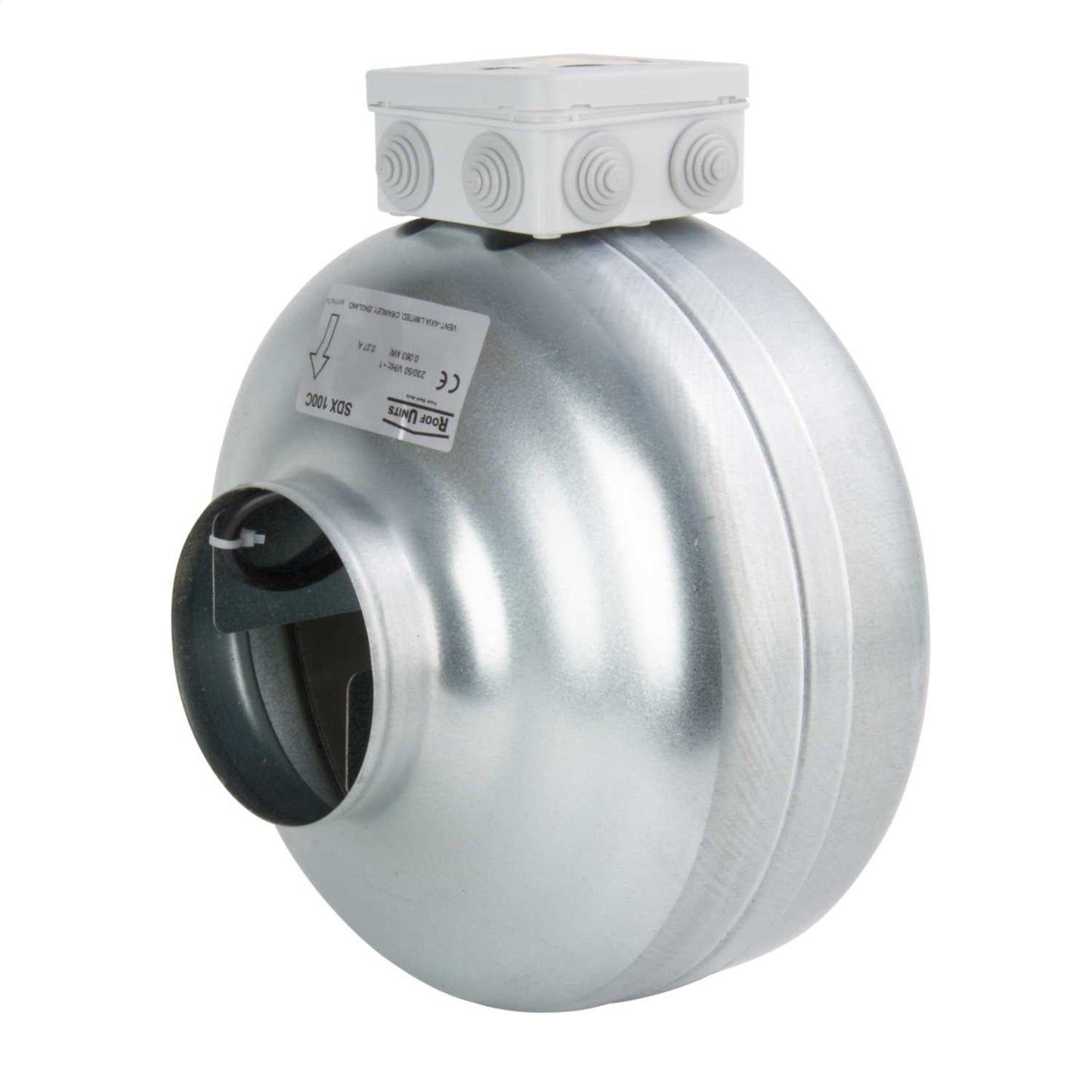 Vent Axia 100mm 4" In-Line Centrifugal Duct Fan