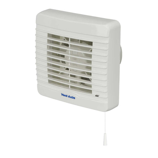 Vent Axia VA100LP 100mm 4" Axial Fan with Pullcord