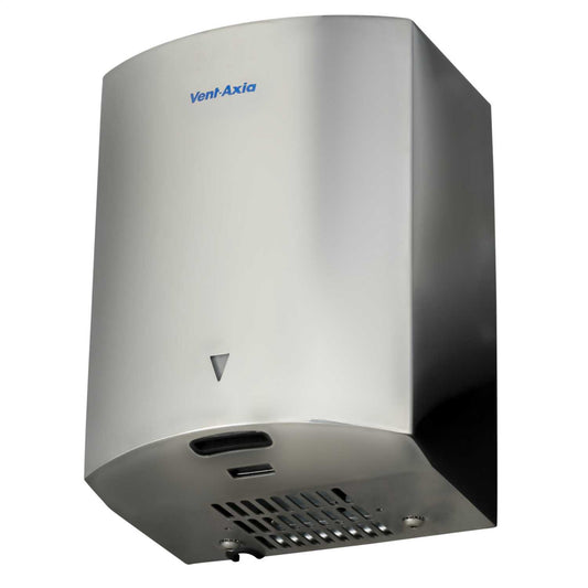 Vent Axia 1.6kW Tempest Automatic Hand Dryer Polished Steel