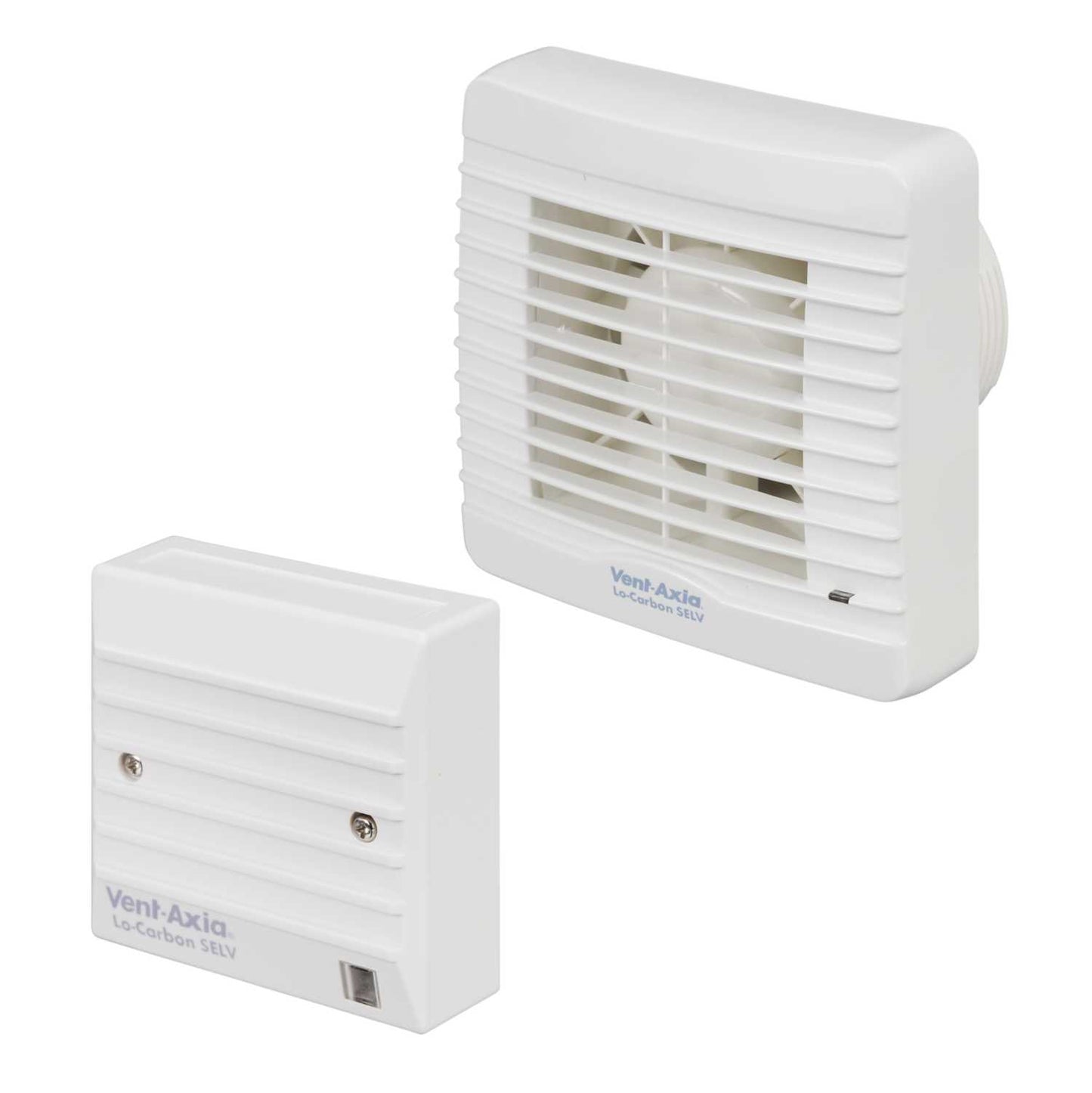 Vent Axia VA100 Selv LP 100mm 4" Lo Carbon Fan with Pullcord