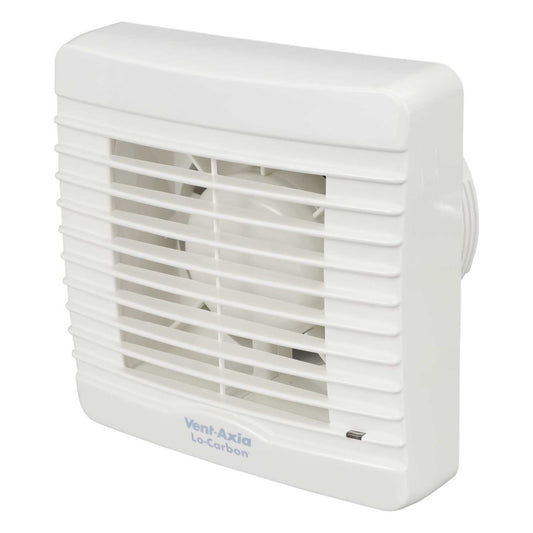 Vent Axia VA100LT 100mm 4" Axial Bathroom Toilet Timer Fan White