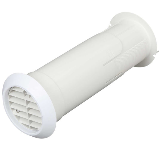 Vent Axia 100mm 4" Internal Fit Wall Kit White
