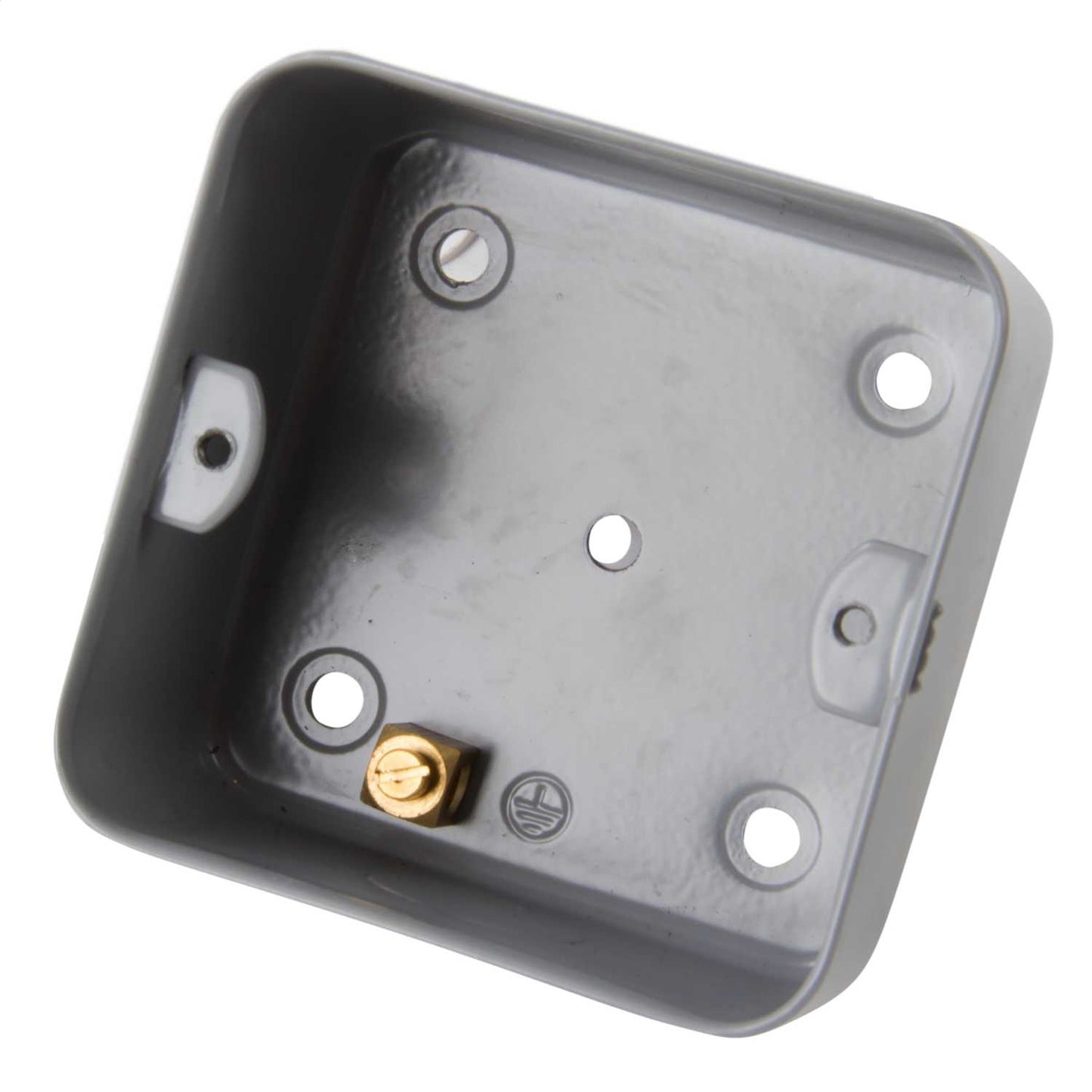 Volex 1 and 2 Gang Flush or Surface Metal Back Box with Knockouts