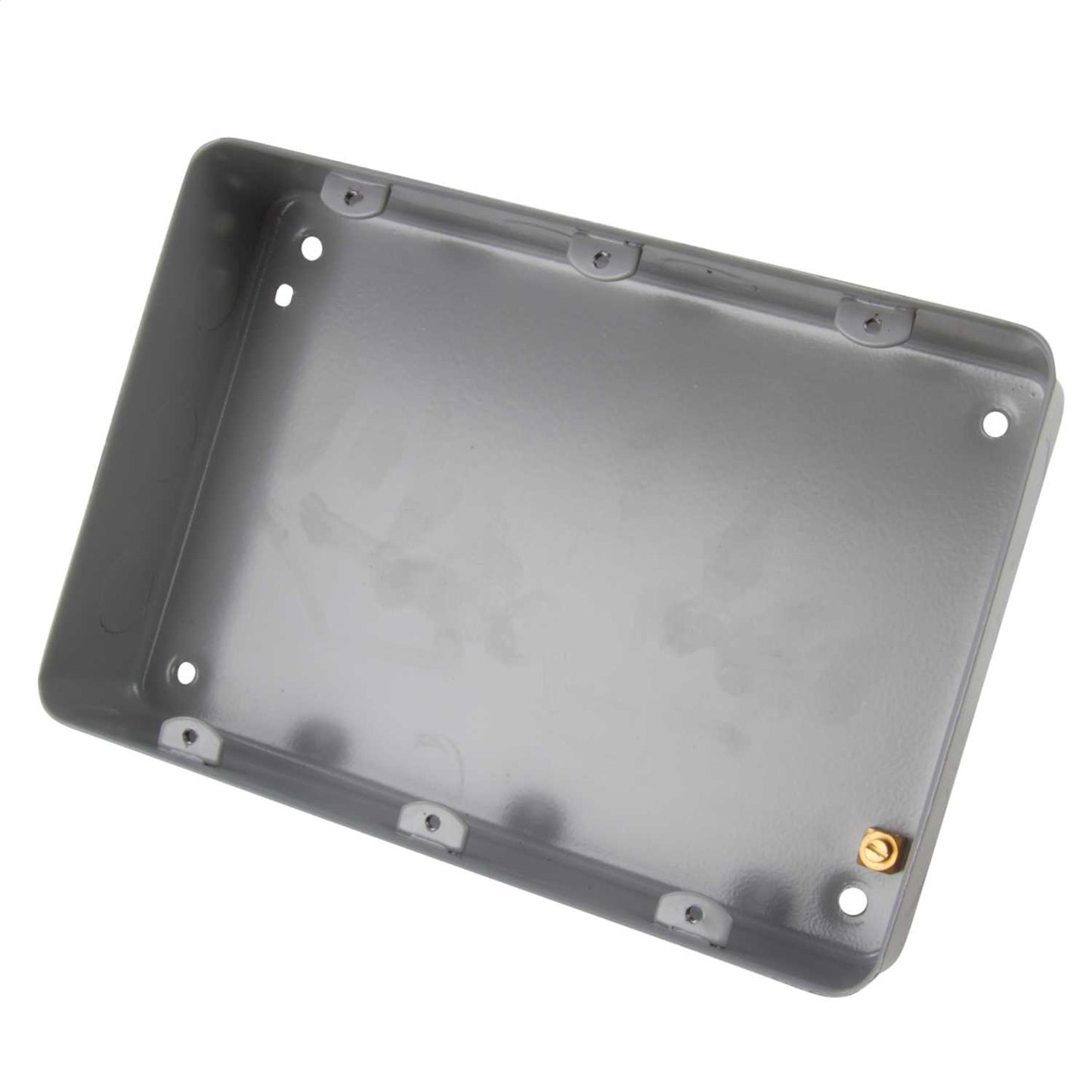 Volex 12 Gang Flush or Surface Metal Back Box with Knockouts