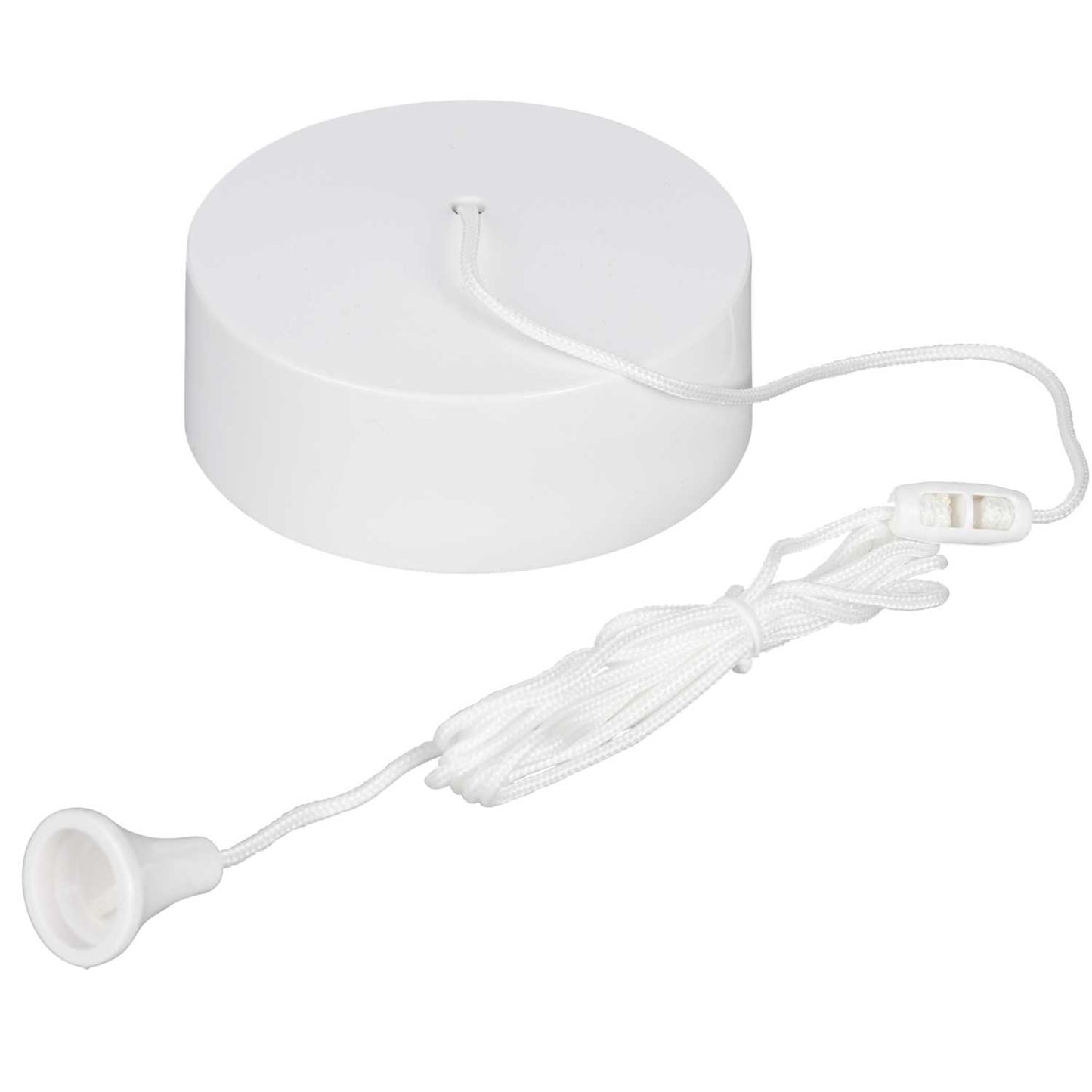 Volex 10A 2 Way Ceiling Pull Switch White