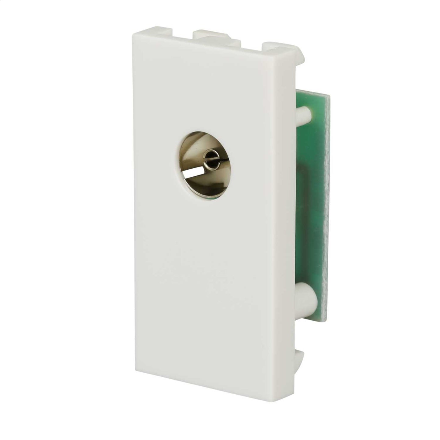 Volex TV Coax Non Isolated Euro Module White