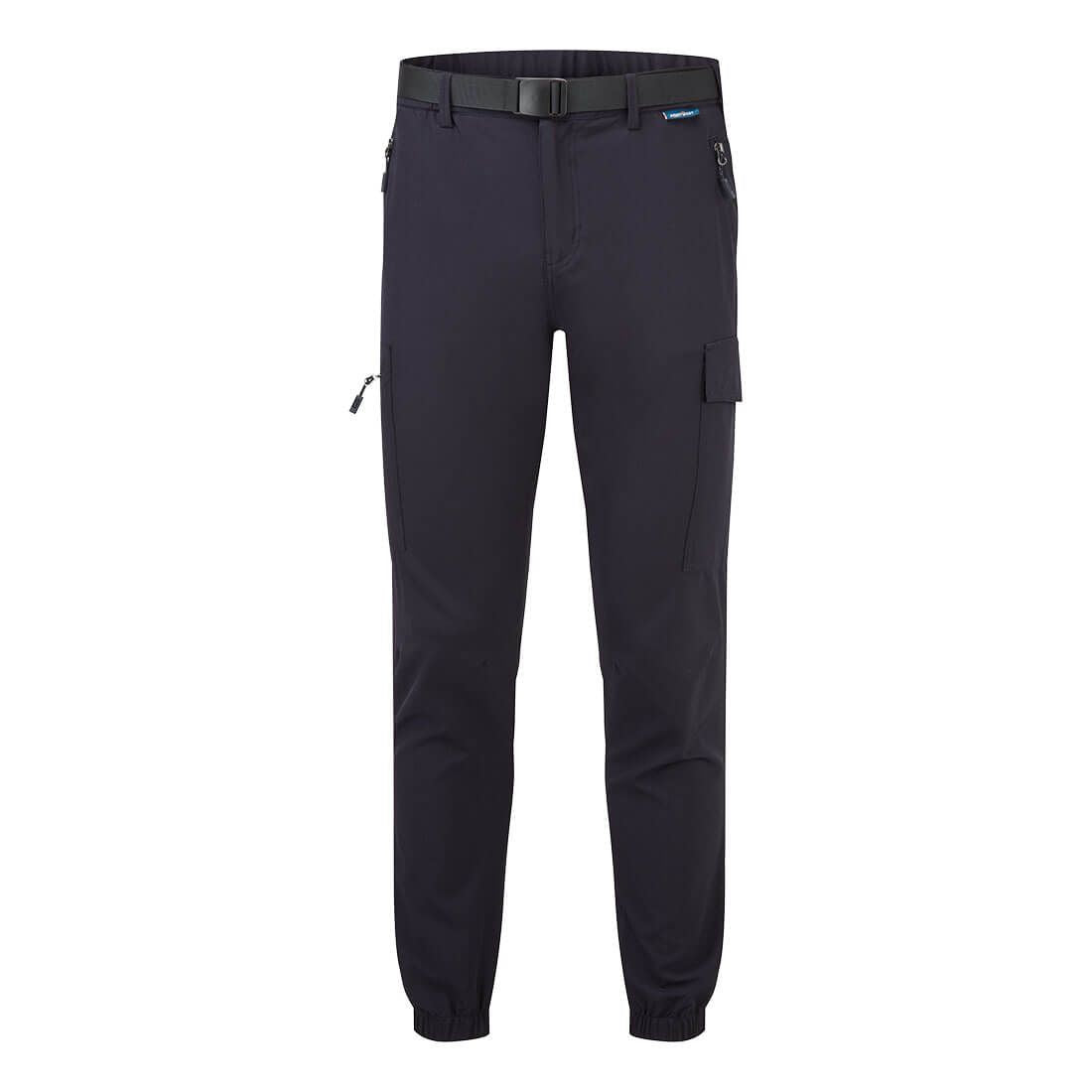 Stretch Lightweight Cuffed Trousers, 28, R, Navy