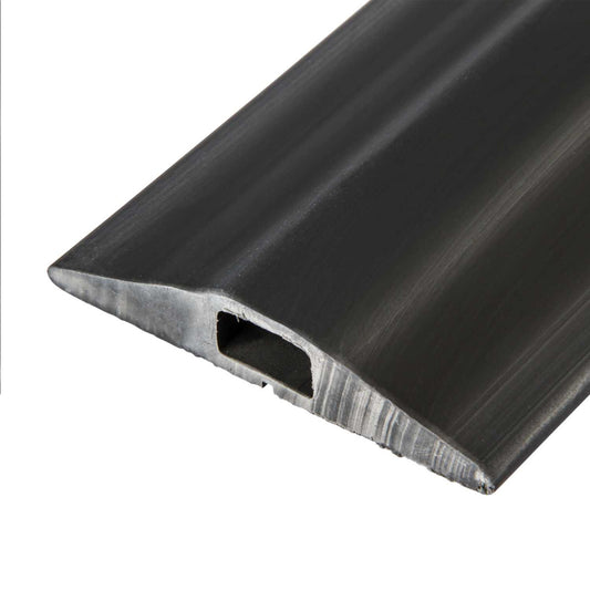 Vulcascot 14mm x 8mm Standard Type Snap Fit Cable Protector Cover Black (9m Reel)