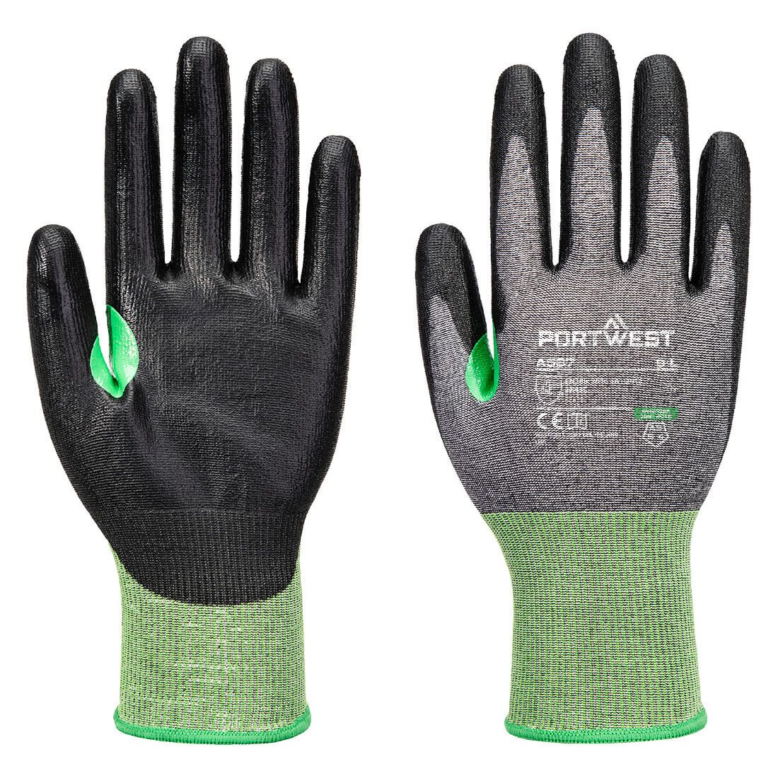 CS Cut C18 PU Glove, L, R, Grey/Black