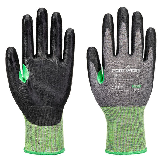 CS Cut C18 PU Glove, L, R, Grey/Black