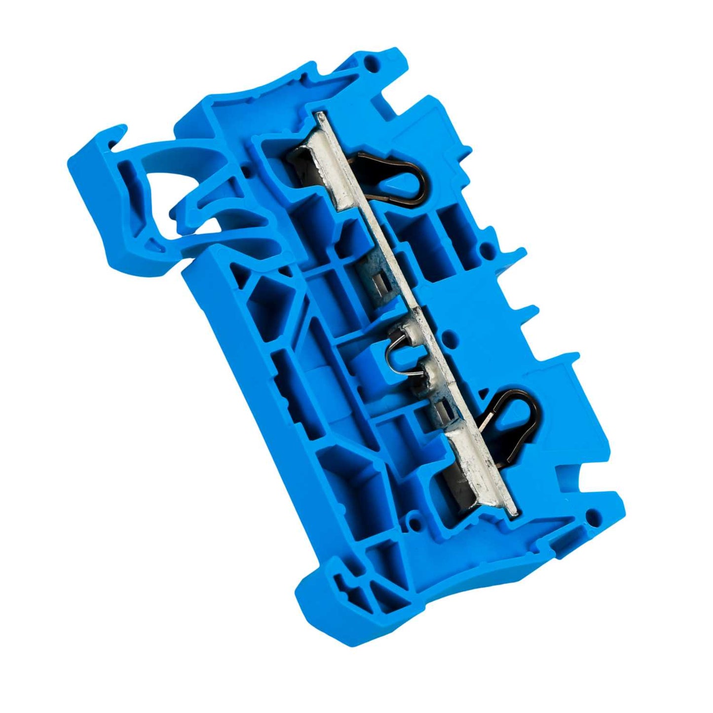 Wago 4mm Standard DIN Rail Terminal Push-In Blue