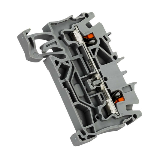Wago 2.5mm Standard DIN Rail Terminal Push-In Grey