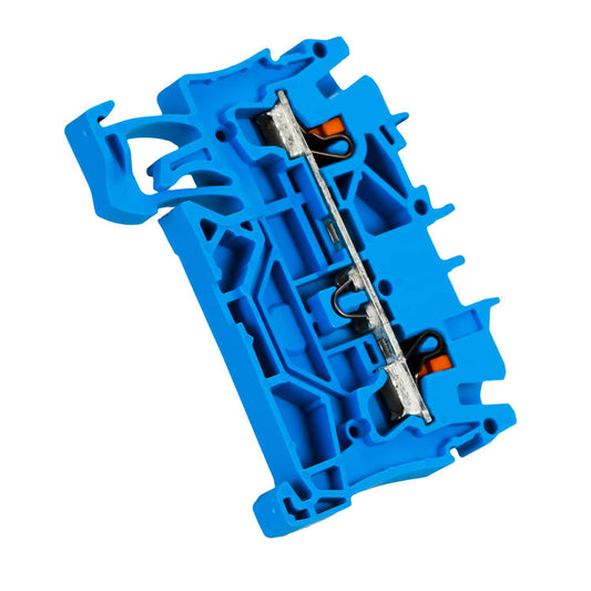 Wago 2.5mm Standard DIN Rail Terminal Push-In Blue