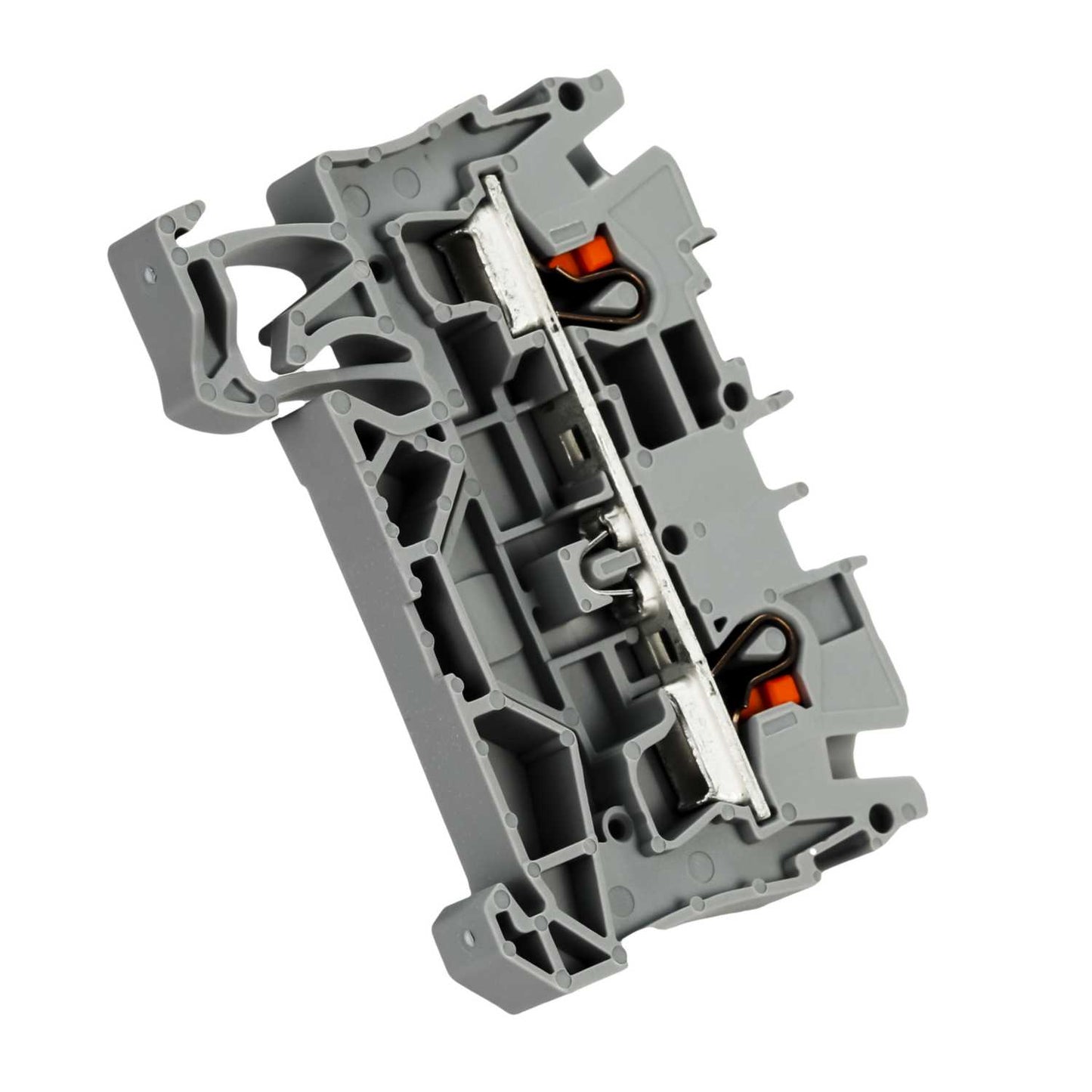 Wago 4mm Standard DIN Rail Terminal Push-In Grey