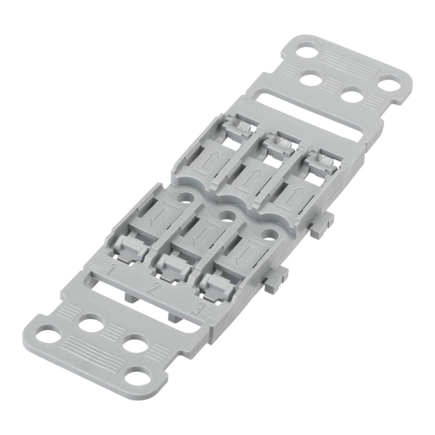 Wago 3 Way Inline Mounting Carrier (Pack of 5)