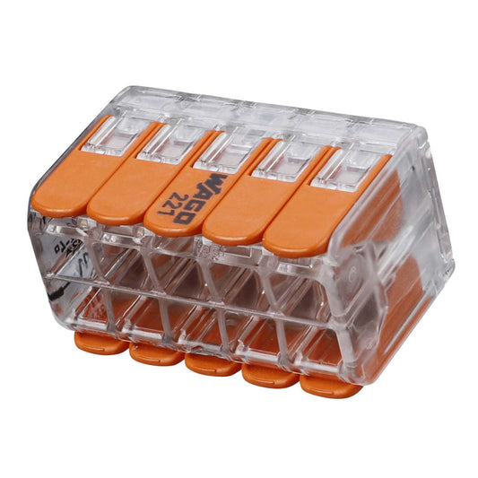32A Compact 10 Way Connector 4mm Terminal Block (Sold in 1's)